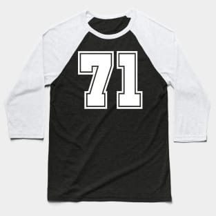 number 71 Baseball T-Shirt